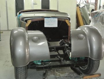 Vintage car restoration